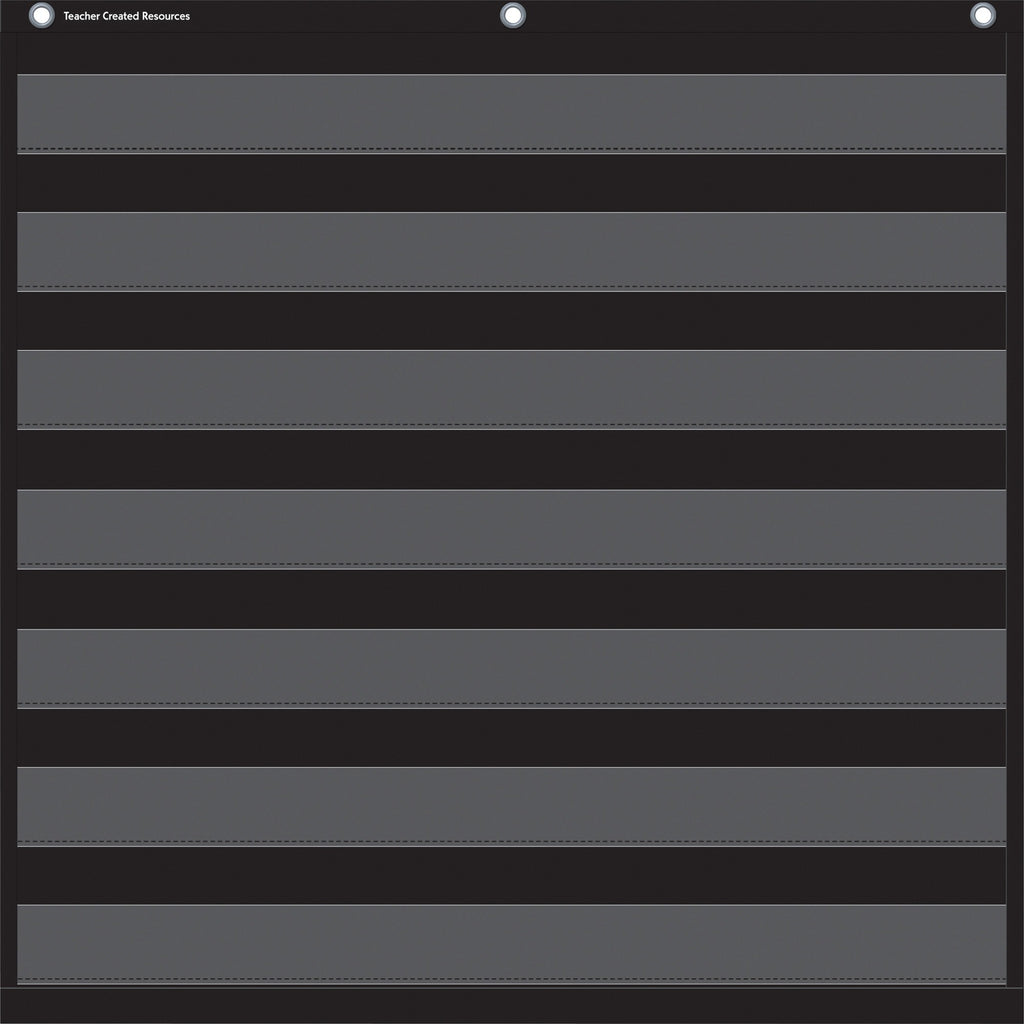 teacher-created-resources-black-7-pocket-chart-theme-subject-learning-skill-learning-chart-1-each_tcr20740 - 1