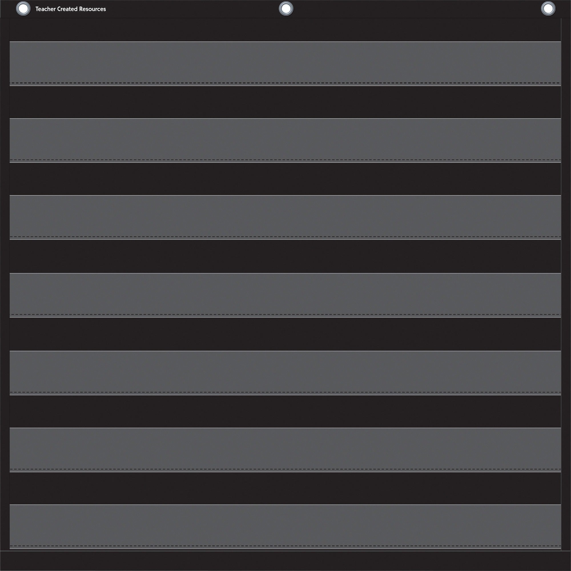 teacher-created-resources-black-7-pocket-chart-theme-subject-learning-skill-learning-chart-1-each_tcr20740 - 1