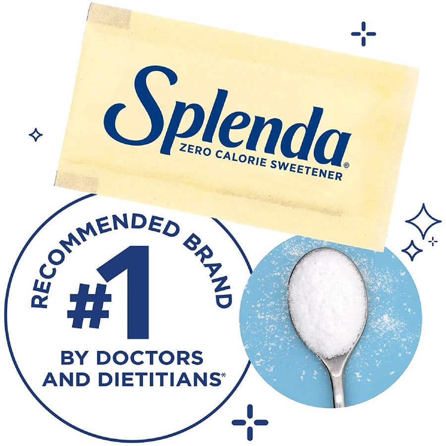 Splenda No Calorie Sweetener Packets - Packet - 0.035 oz (1 g) - Artificial Sweetener - 12/Carton