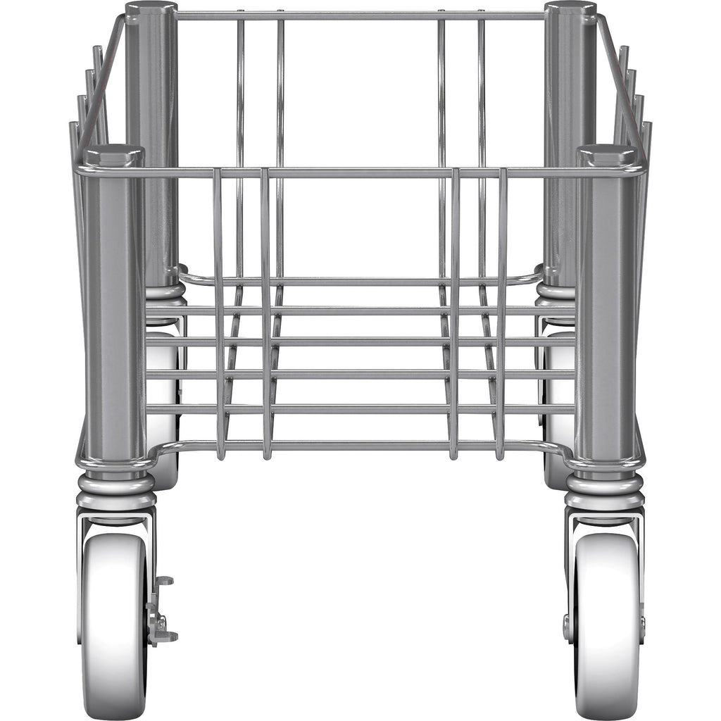 rubbermaid-commercial-1968468-slim-jim-stainless-steel-single-dolly-for-slim-jim-containers-100-lb-capacity-3-caster-size-stainless-steel-204-length-x-93-width-x-9-height-satin-stainless-1-each_rcp1968468 - 2