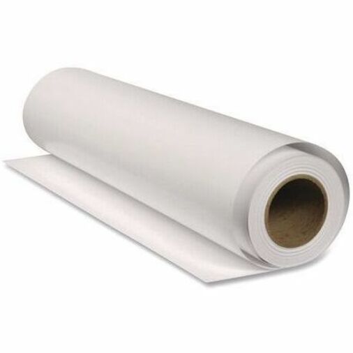 Singleweight Matte Paper, 5 mil, 24" x 131.7 ft, Matte White
