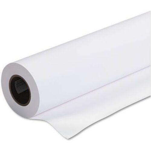 Singleweight Matte Paper, 5 mil, 24" x 131.7 ft, Matte White