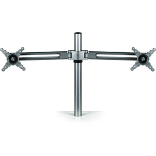 Lotus Dual Monitor Arm Kit, For 26" Monitors, Silver, Supports 13 lb