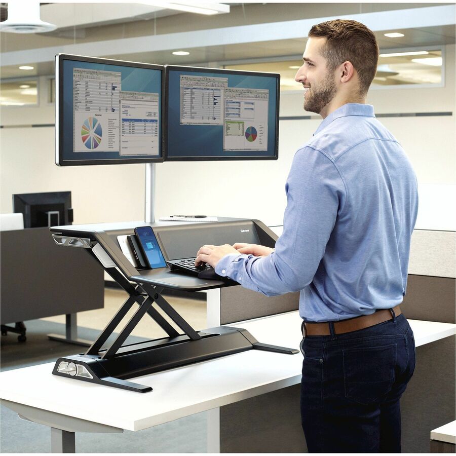 Lotus Dual Monitor Arm Kit, For 26" Monitors, Silver, Supports 13 lb