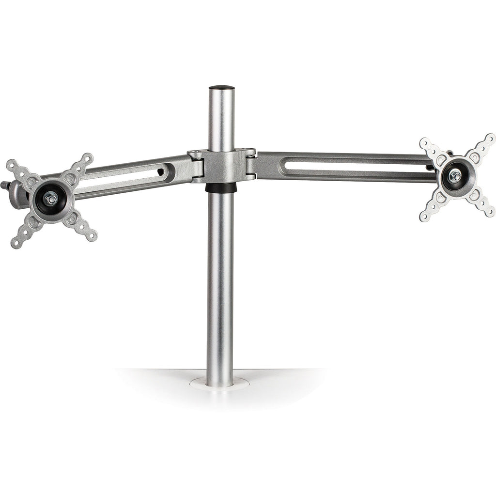 Lotus Dual Monitor Arm Kit, For 26" Monitors, Silver, Supports 13 lb