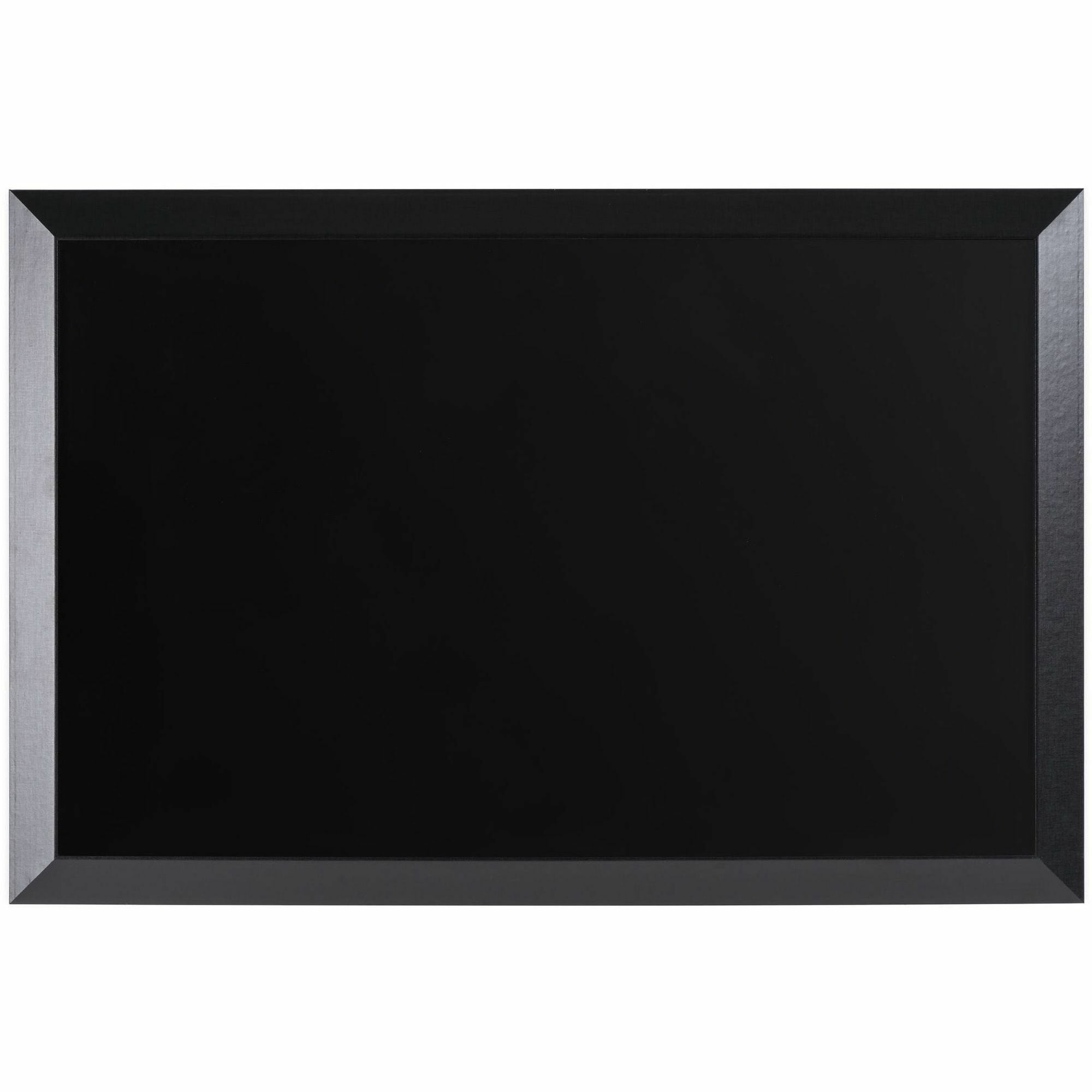 Kamashi Wet-Erase Board, 48 x 36, Black Surface, Black Wood Frame