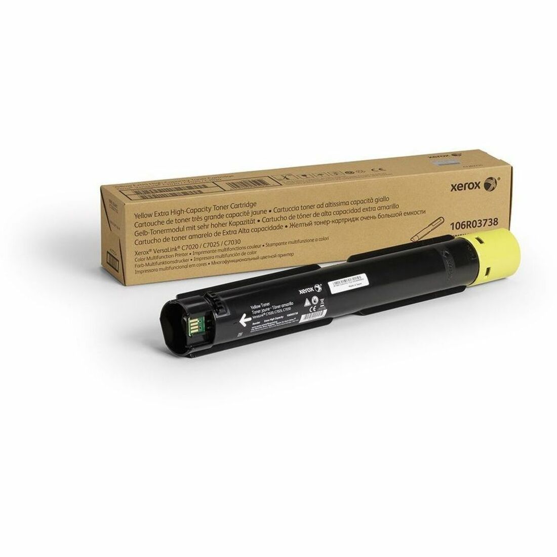 106R03738 Extra High-Yield Toner, 16,500 Page-Yield, Yellow