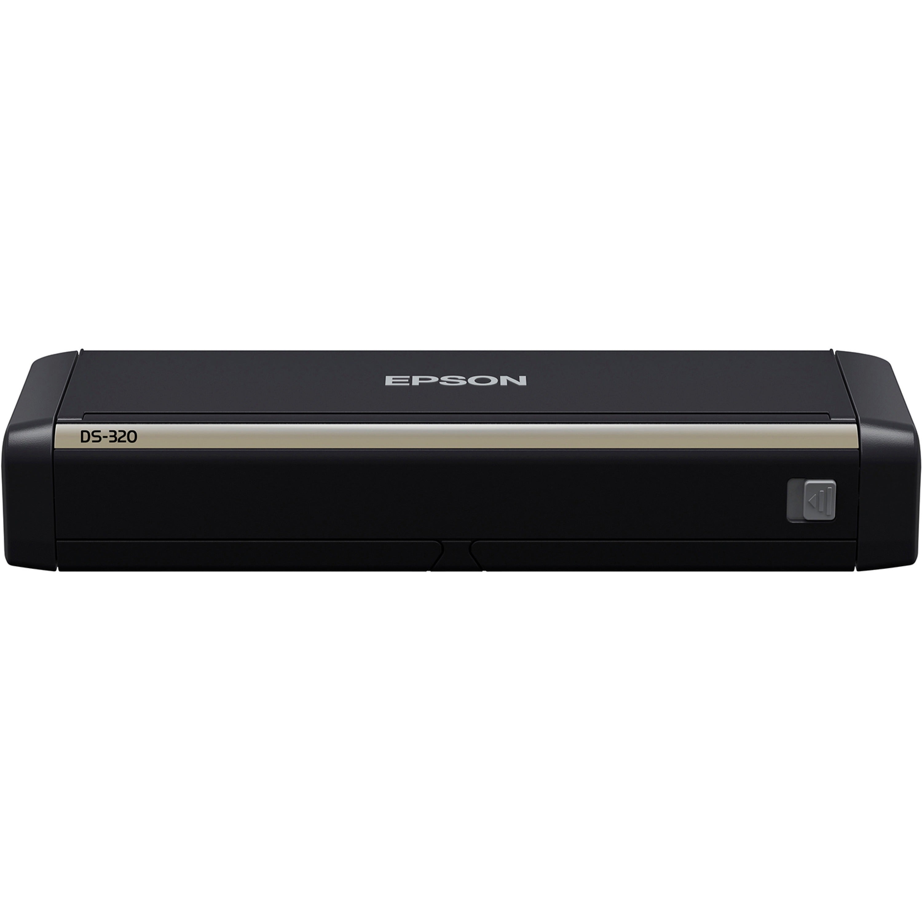 DS-320 Portable Duplex Document Scanner, 1200 dpi Optical Resolution, 20-Sheet Duplex Auto Document Feeder