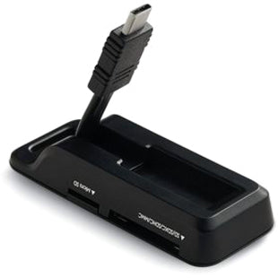 Verbatim USB-C Pocket Card Reader - microSD, microSDHC, microSDXC, SD, SDHC, SDXC, MultiMediaCard (MMC) - USB Type CExternal - 1 Pack