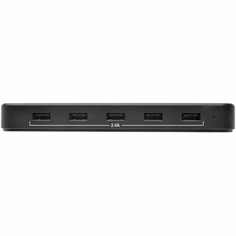 Tripp Lite by Eaton 5-Port USB Charging Station with Built-In Device Storage 12V 4A (48W) USB Charger Output - 48 W Output Power - 120 V AC, 230 V AC Input Voltage - 5 V DC Output Voltage - 2.40 A Output Current
