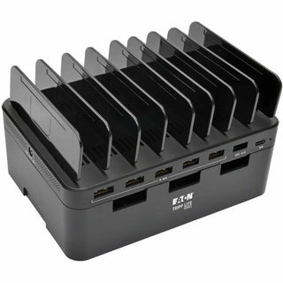 USB Charging Station with Quick Charge 3.0, 7 Devices, 4.9 x 2.6 x 6.6, Black