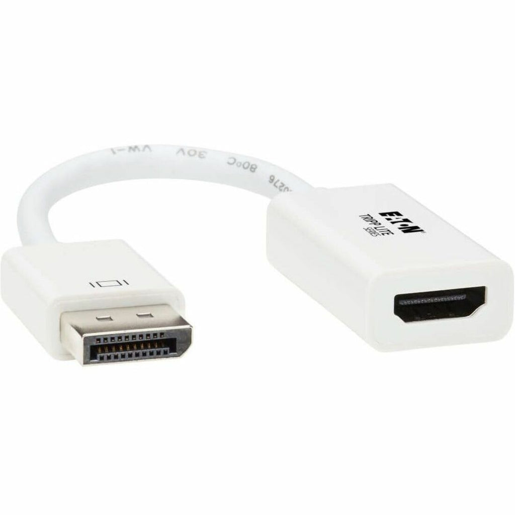 Tripp Lite by Eaton DisplayPort to HDMI Active Adapter Video Converter (M/F) 4K 60 Hz DP 1.2 HDCP 2.2 6 in. - DisplayPort/HDMI for Projector, Monitor, TV, Audio/Video Device, Graphics Card - 6" - 1 x DisplayPort Male Digital Audio/Video - 1 x HDMI Fe