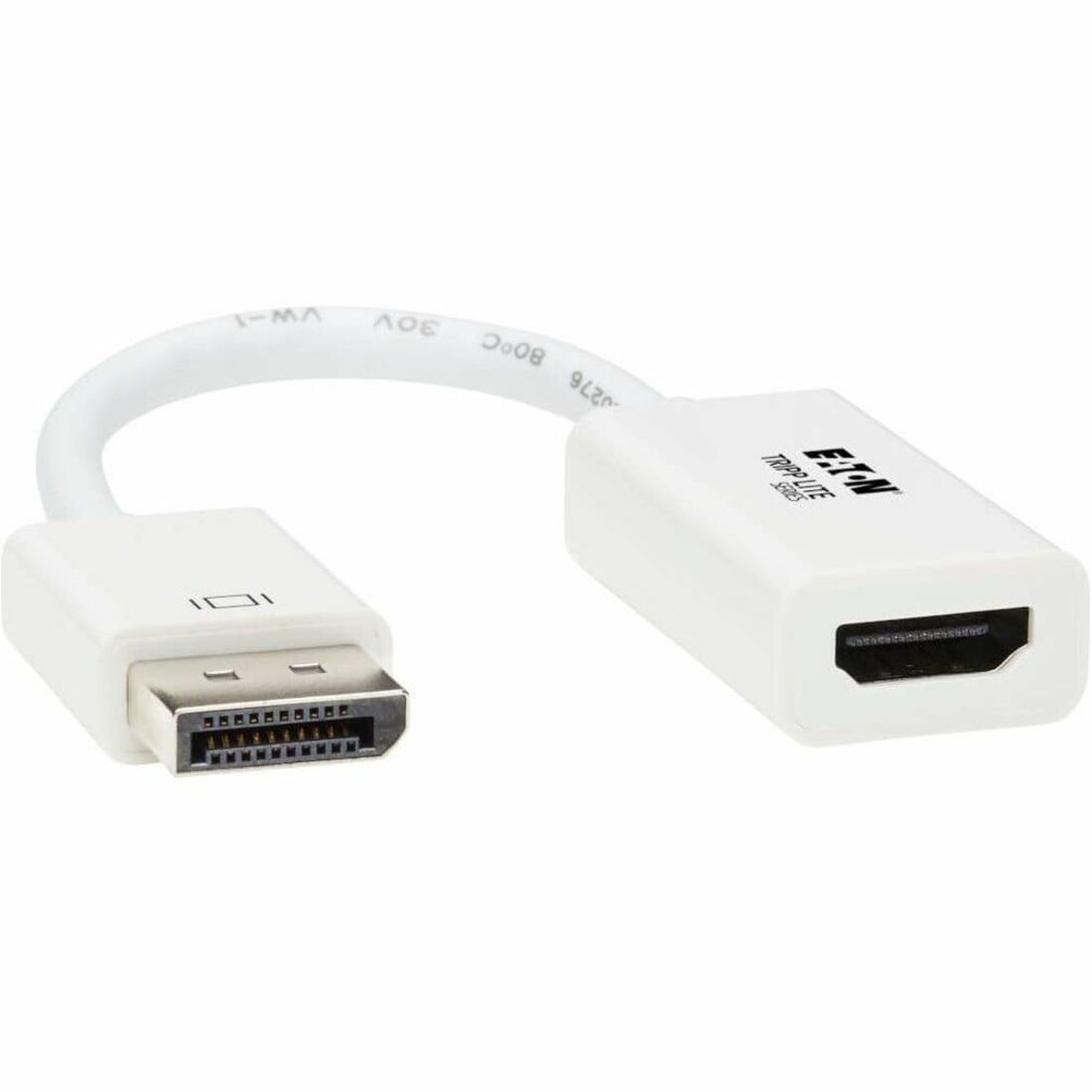 Tripp Lite by Eaton DisplayPort to HDMI Active Adapter Video Converter (M/F) 4K 60 Hz DP 1.2 HDCP 2.2 6 in. - DisplayPort/HDMI for Projector, Monitor, TV, Audio/Video Device, Graphics Card - 6" - 1 x DisplayPort Male Digital Audio/Video - 1 x HDMI Fe