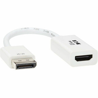 Tripp Lite by Eaton DisplayPort to HDMI Active Adapter Video Converter (M/F) 4K 60 Hz DP 1.2 HDCP 2.2 6 in. - DisplayPort/HDMI for Projector, Monitor, TV, Audio/Video Device, Graphics Card - 6" - 1 x DisplayPort Male Digital Audio/Video - 1 x HDMI Fe
