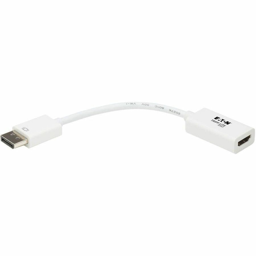 Tripp Lite by Eaton DisplayPort to HDMI Active Adapter Video Converter (M/F) 4K 60 Hz DP 1.2 HDCP 2.2 6 in. - DisplayPort/HDMI for Projector, Monitor, TV, Audio/Video Device, Graphics Card - 6" - 1 x DisplayPort Male Digital Audio/Video - 1 x HDMI Fe