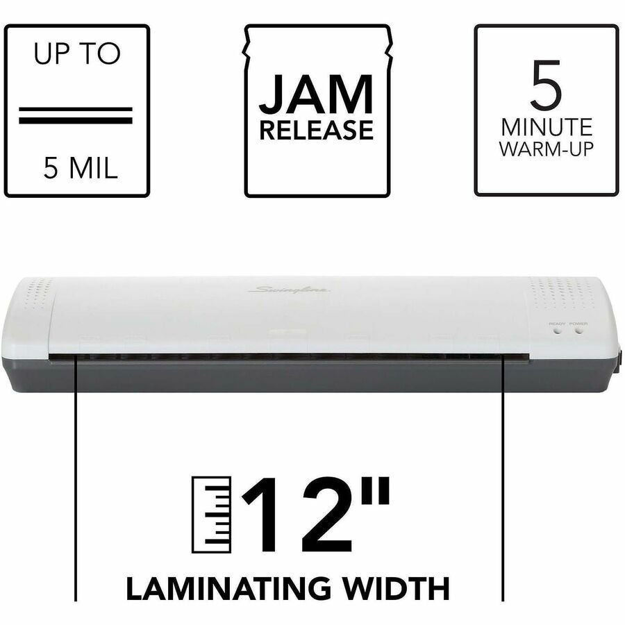 Swingline Inspire Plus Thermal Pouch Laminator - Pouch - Release Lever - 2.5" x 5.5