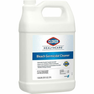 Clorox Healthcare Bleach Germicidal Cleaner Refill - Concentrate - 128 fl oz (4 quart) - 4 / Carton - Refillable, Disinfectant, Fast Acting, Cleanse, Anti-corrosive, Versatile, Antibacterial - White