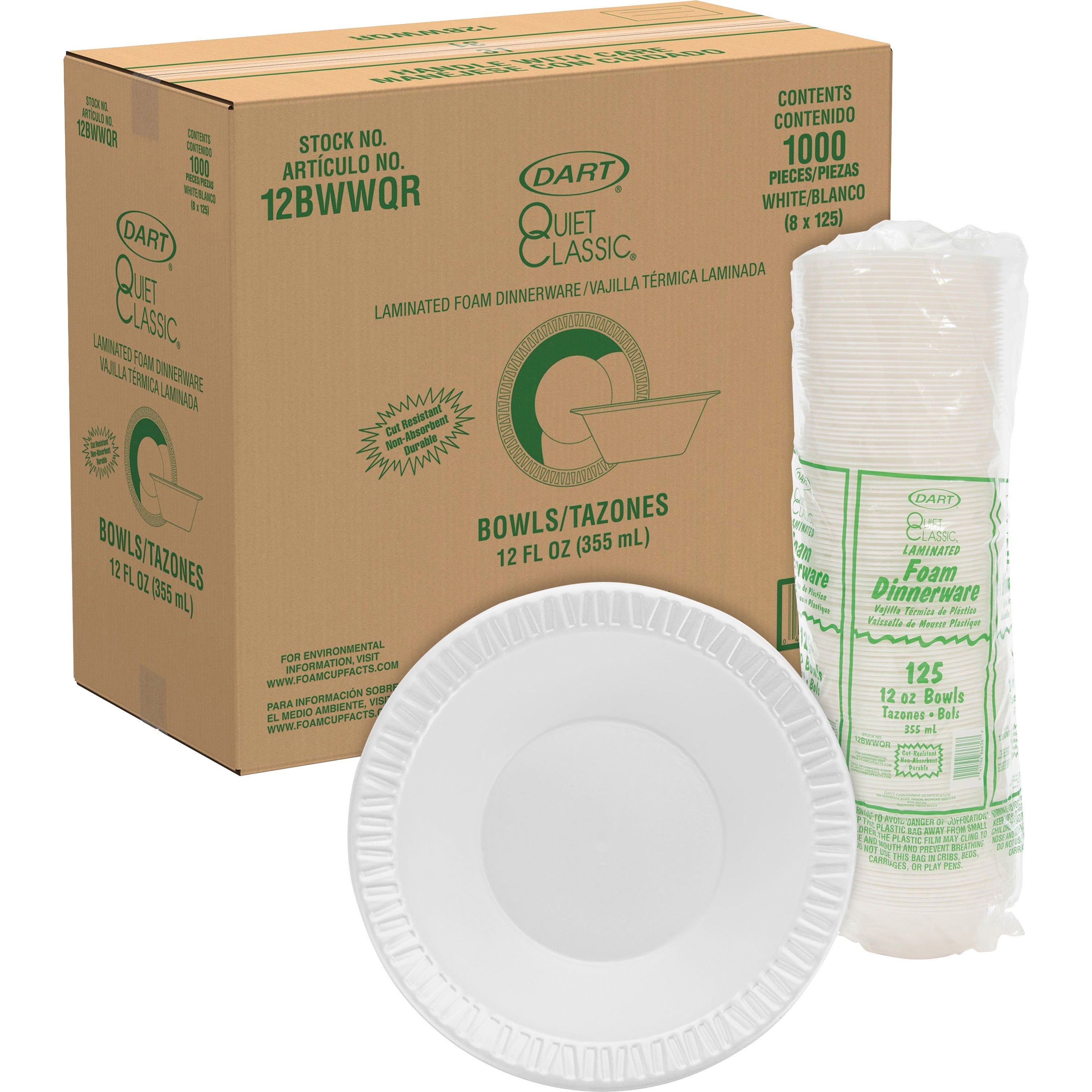 dart-quiet-classic-12-oz-laminated-foam-bowls-125-pack-serving-white-foam-plastic-body-8-carton_dcc12bwwqrct - 1