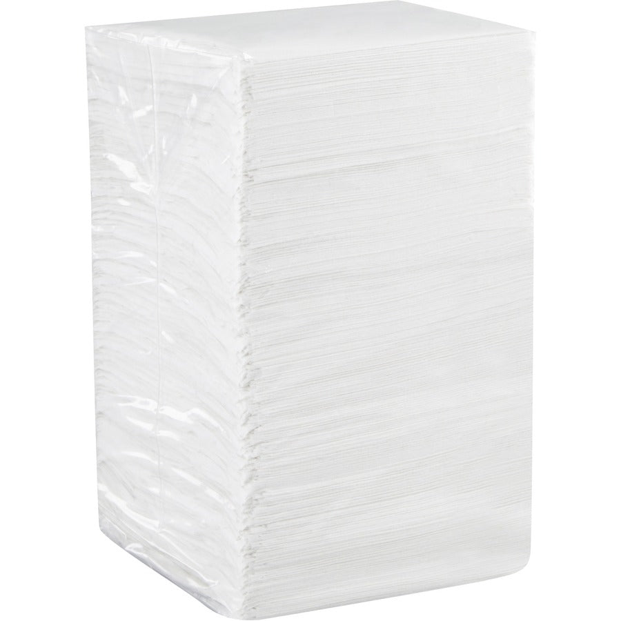 Dixie 1/4-Fold Beverage Napkin - 1 Ply - 9.50" x 9.50" - White - Paper - Soft, Absorbent - For Beverage, Restaurant - 500 Per Pack - 8 / Carton