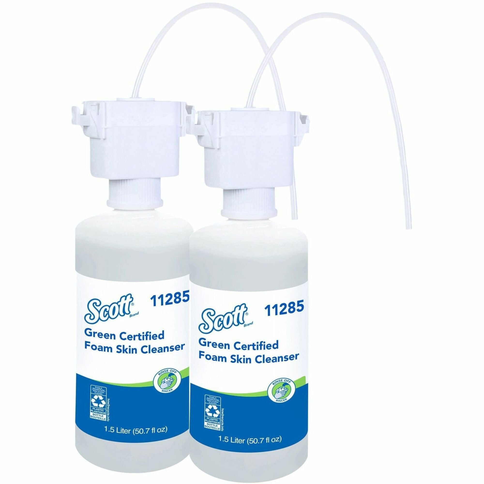 scott-essential-green-certified-foam-skin-cleanser-foam-159-quart-applicable-on-hand-fragrance-free-dye-free-2-carton_kcc11285ct - 1