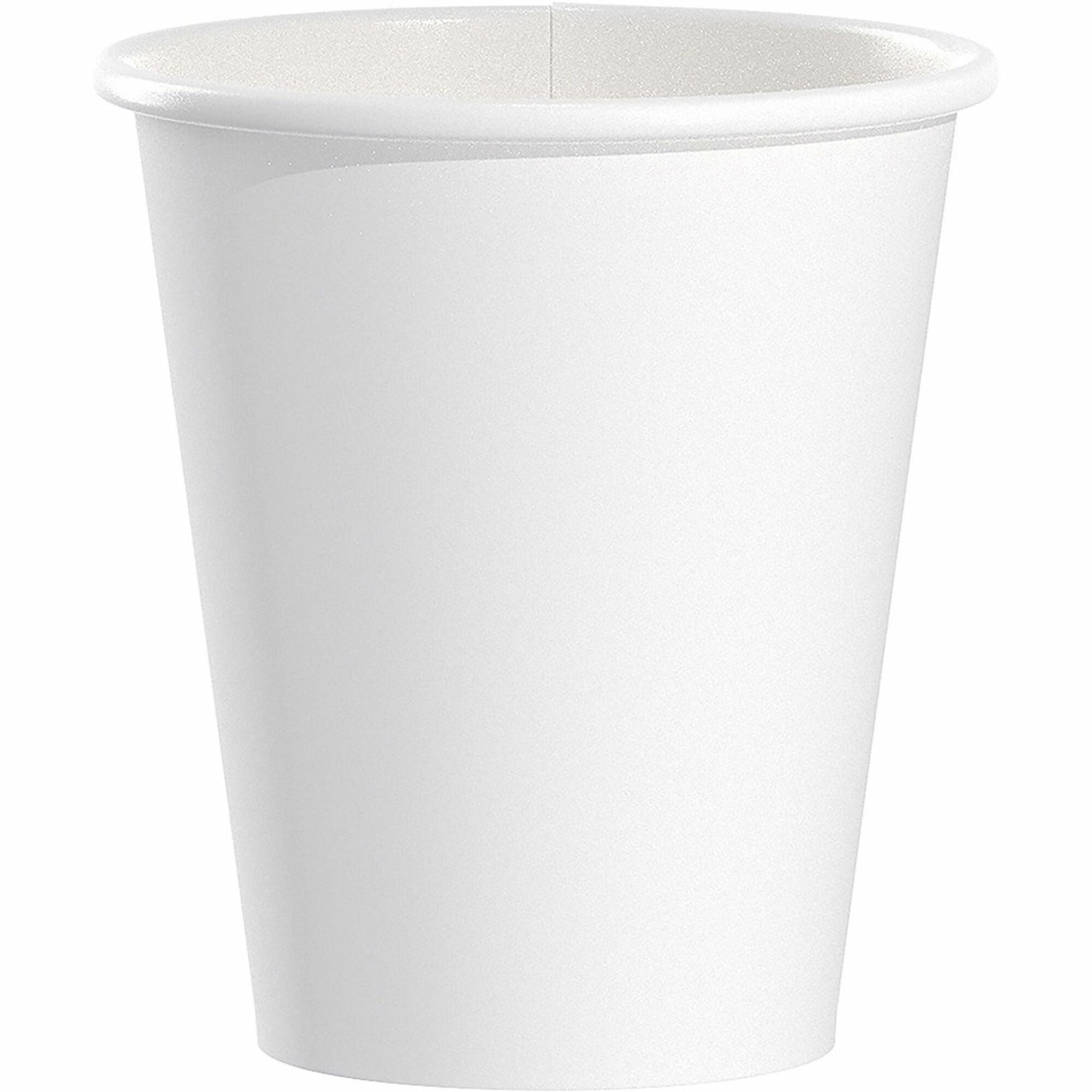 Solo 6 oz Paper Hot Cups - 50.0 / Bag - 20 / Carton - White - Paper - Hot Drink, Coffee, Tea, Cocoa - 1