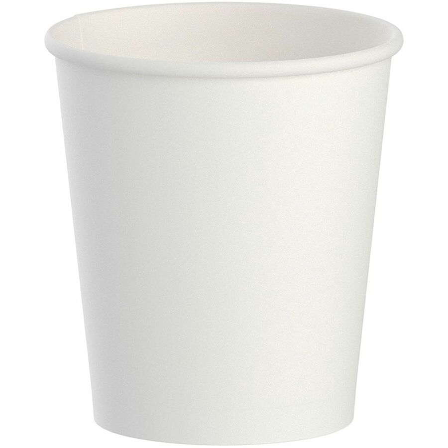 Solo 3 oz Treated Paper Water Cups - 100.0 / Pack - 50 / Carton - White - Paper - Water - 3