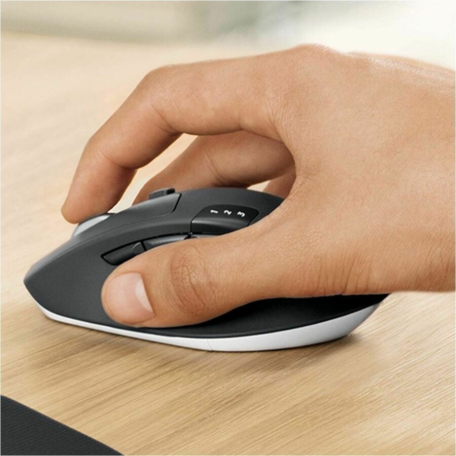 Logitech MK850 Performance Wireless Keyboard and Mouse Combo - USB Wireless Bluetooth/RF Keyboard - USB Wireless Bluetooth/RF Mouse - Optical - 1000 dpi - 8 Button - Scroll Wheel - AAA, AA - Compatible with Desktop Computer, Smartphone, Notebook