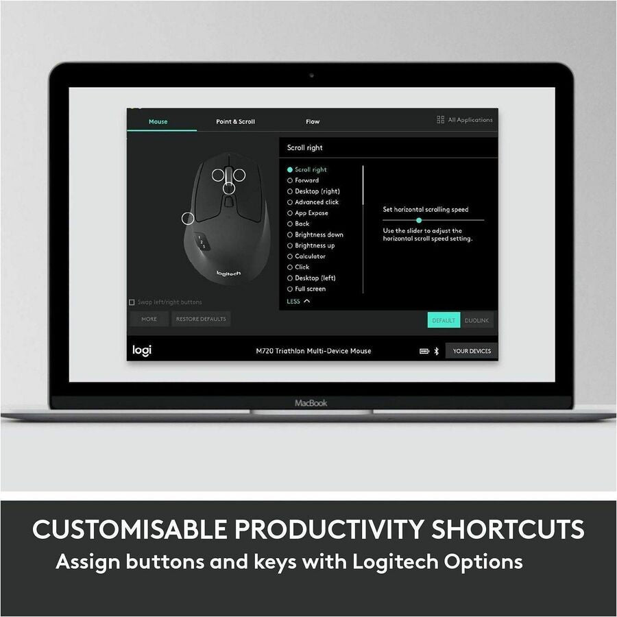 Logitech MK850 Performance Wireless Keyboard and Mouse Combo - USB Wireless Bluetooth/RF Keyboard - USB Wireless Bluetooth/RF Mouse - Optical - 1000 dpi - 8 Button - Scroll Wheel - AAA, AA - Compatible with Desktop Computer, Smartphone, Notebook