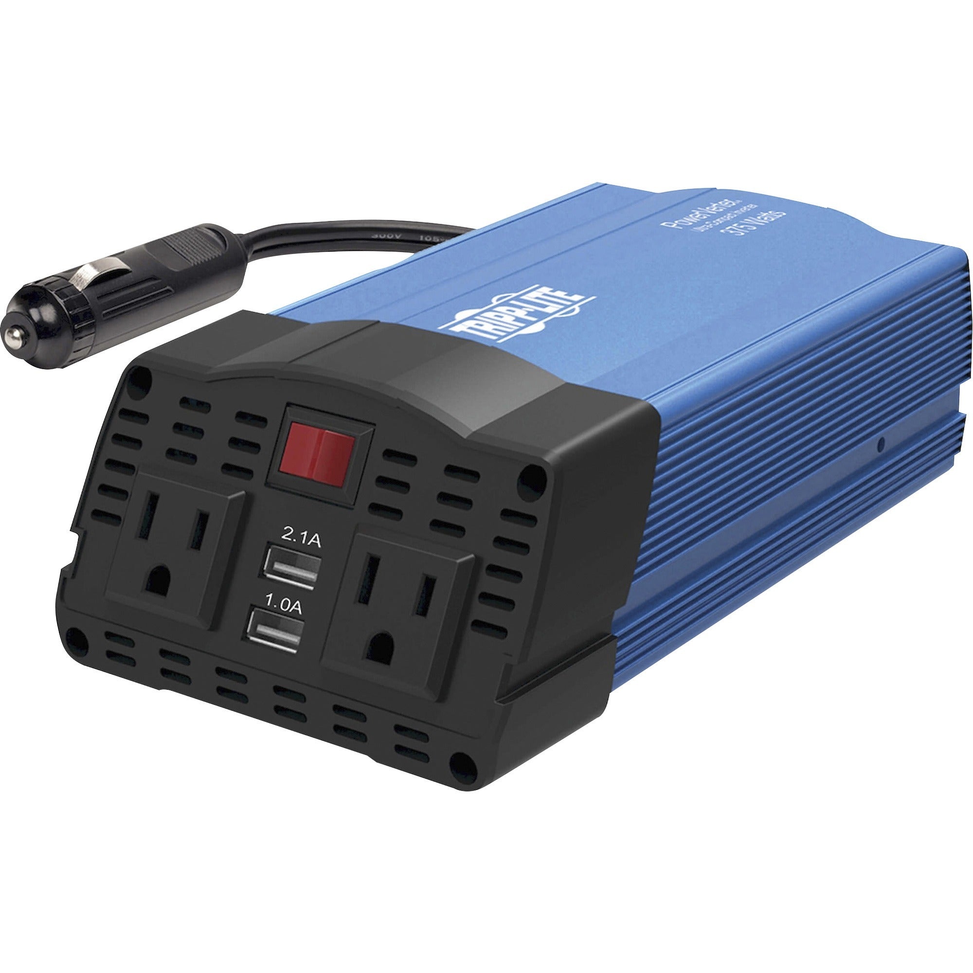 tripp-lite-by-eaton-375w-powerverter-ultra-compact-car-inverter-with-2-ac-outlets-2-usb-charging-ports-and-battery-cables-input-voltage-12-v-dc-output-voltage-120-v-ac-continuous-power-375-w_trppv375usb - 1