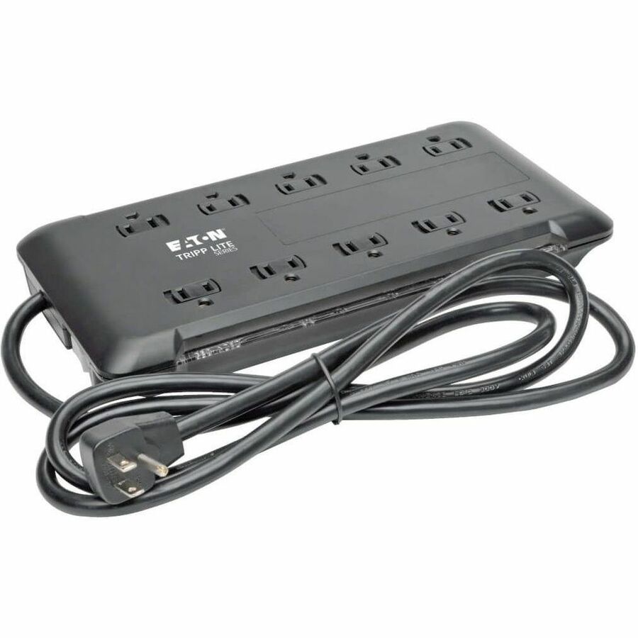 Tripp Lite by Eaton Protect It! 10-Outlet Surge Protector, 6 ft. Cord, 2880 Joules, Black Housing - 10 x NEMA 5-15R - 1800 VA - 2880 J - 120 V AC Input - 6 ft