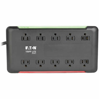Tripp Lite by Eaton Protect It! 10-Outlet Surge Protector, 6 ft. Cord, 2880 Joules, Black Housing - 10 x NEMA 5-15R - 1800 VA - 2880 J - 120 V AC Input - 6 ft