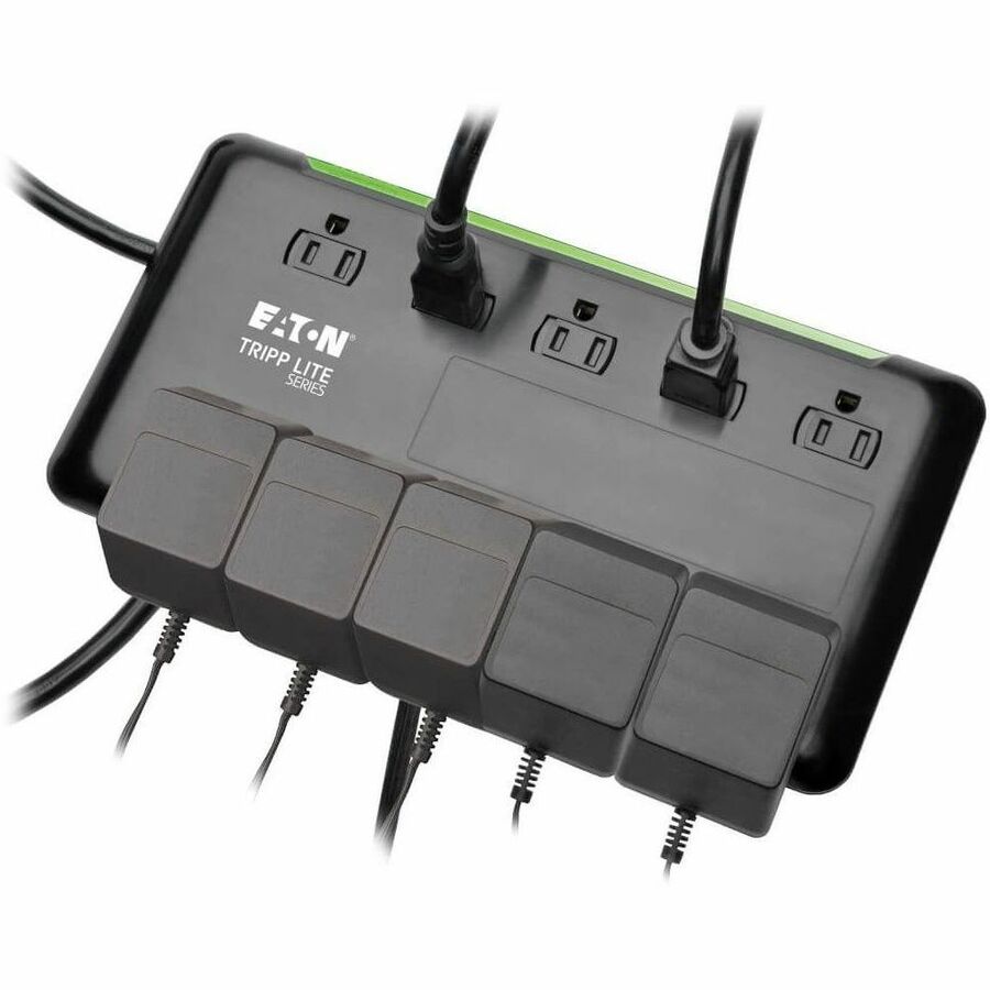 Tripp Lite by Eaton Protect It! 10-Outlet Surge Protector, 6 ft. Cord, 2880 Joules, Black Housing - 10 x NEMA 5-15R - 1800 VA - 2880 J - 120 V AC Input - 6 ft