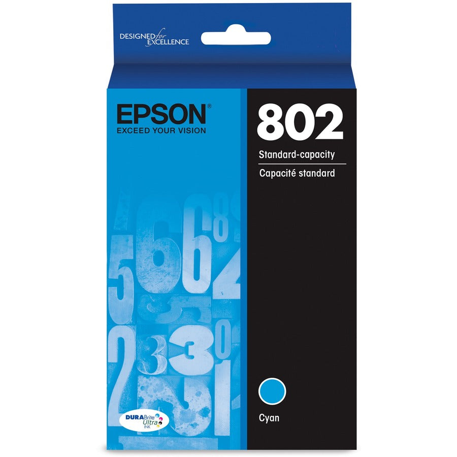 T802220-S (802) DURABrite Ultra Ink, 650 Page-Yield, Cyan