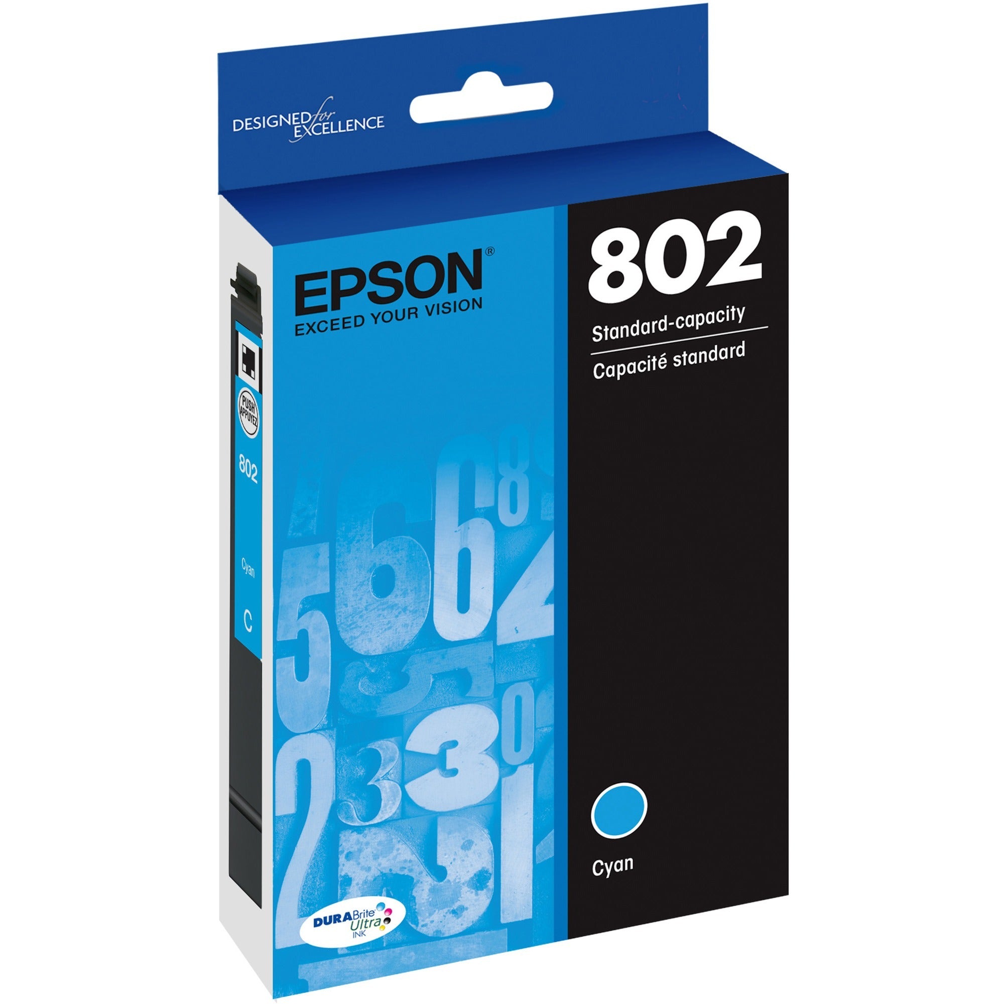T802220-S (802) DURABrite Ultra Ink, 650 Page-Yield, Cyan