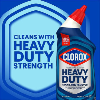 Clorox Toilet Bowl Cleaner Lime & Rust Destroyer - For Toilet Bowl - 24 fl oz (0.8 quart)Bottle - 12 / Carton - Deodorize, Bleach-free - Clear