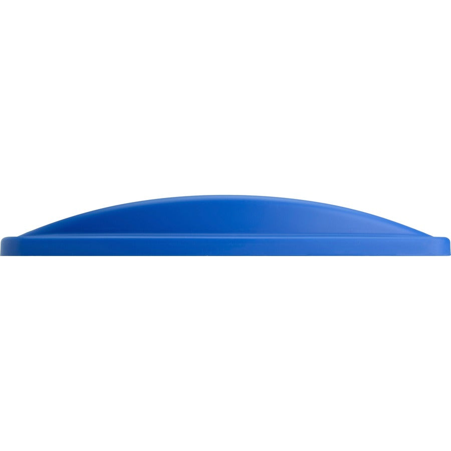 Genuine Joe 23-Gallon Recycling Bin Cutout Lid - Round - 1 Each - Blue