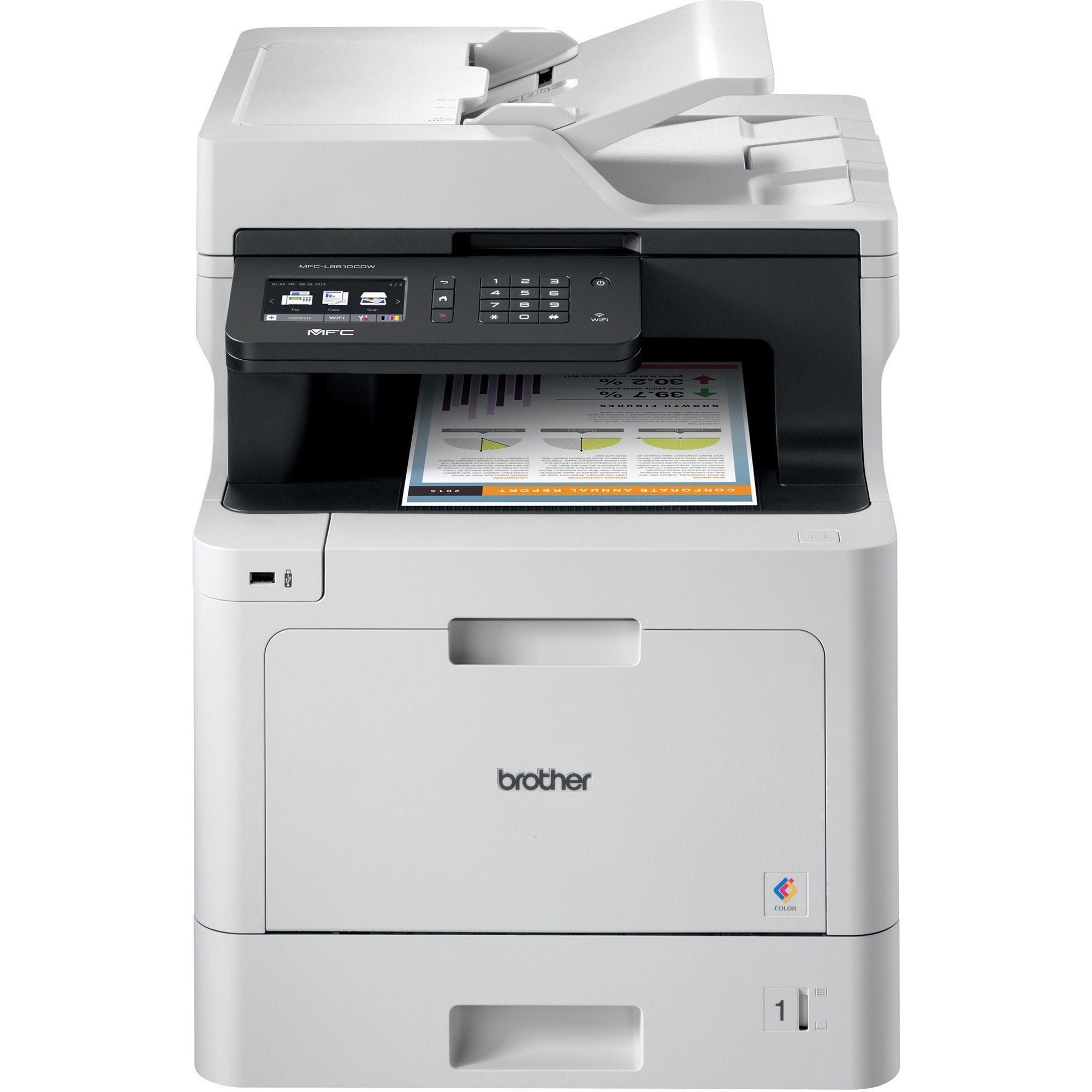MFCL8610CDW Business Color Laser All-in-One Printer with Duplex Printing and Wireless Networking