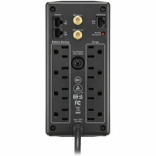 APC by Schneider Electric Back UPS Pro BX850M, Compact Tower, 850VA, AVR, LCD, 120V - Tower - 12 Hour Recharge - 2 Minute Stand-by - 120 V Input - 120 V AC Output - Stepped Approximated Sine Wave - 4 x NEMA 5-15R Surge, 4 x NEMA 5-15R - 8 x Battery/S