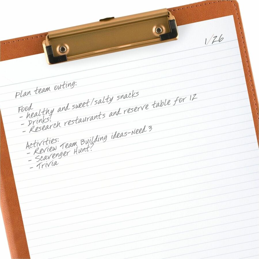 Signature Collection Monthly Clipfolio, 11 x 8, Distressed Brown Cover, 13-Month (Jan to Jan): 2024 to 2025