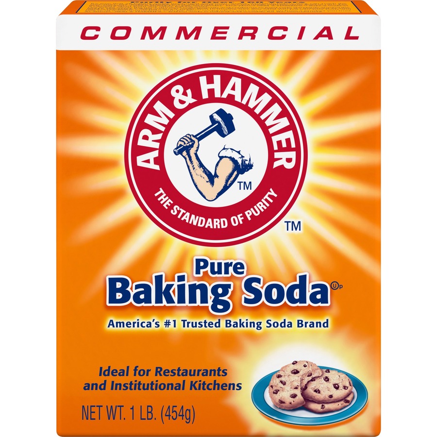 Arm & Hammer Pure Baking Soda - 16 oz (1 lb) - 24 / Carton - Environmentally Friendly, Deodorize - White