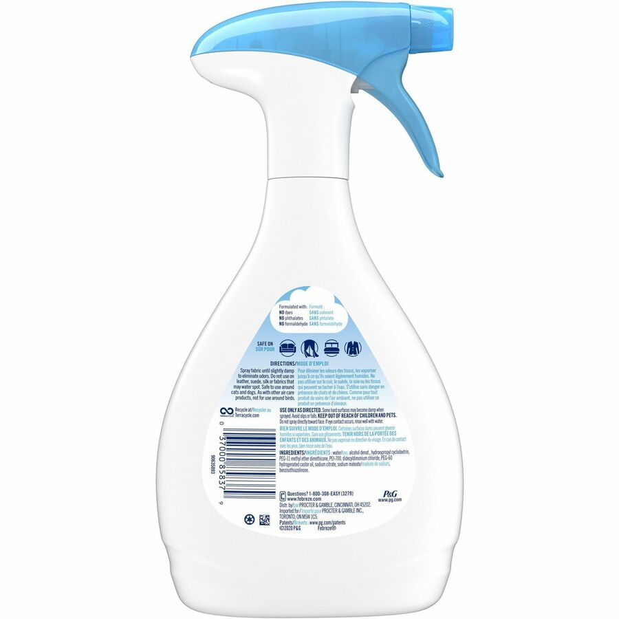 Febreze Free Fabric Refresher - For Multipurpose - Spray - 27 fl oz (0.8 quart) - 1 Each - Fragrance-free - Clear