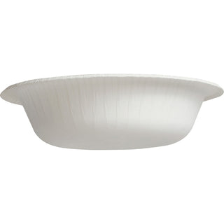 Solo Bare 12 oz Heavyweight Paper Bowls - 125 / Pack - Bare - Disposable - White - Paper Body - 8 / Carton