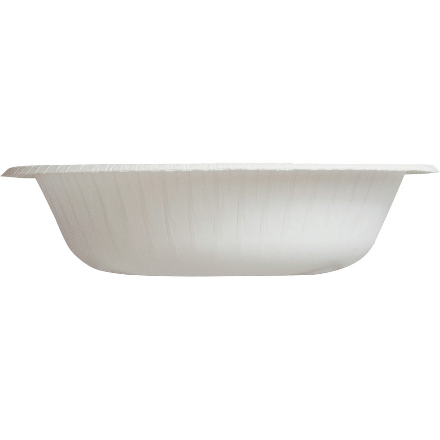 Solo Bare 12 oz Heavyweight Paper Bowls - 125 / Pack - Bare - Disposable - White - Paper Body - 8 / Carton