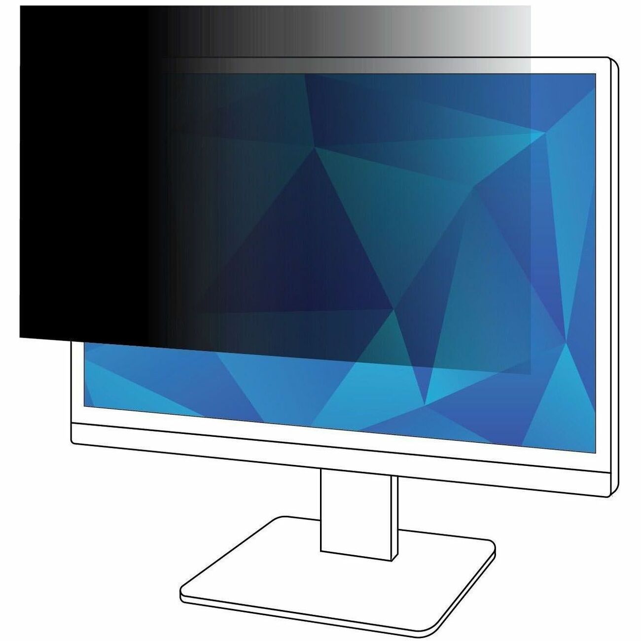 3m-privacy-filter-for-30in-monitor-1610-pf300w1b-for-30-widescreen-lcd-monitor-1610-scratch-resistant-fingerprint-resistant-dust-resistant-anti-glare_mmmpf300w1b - 1