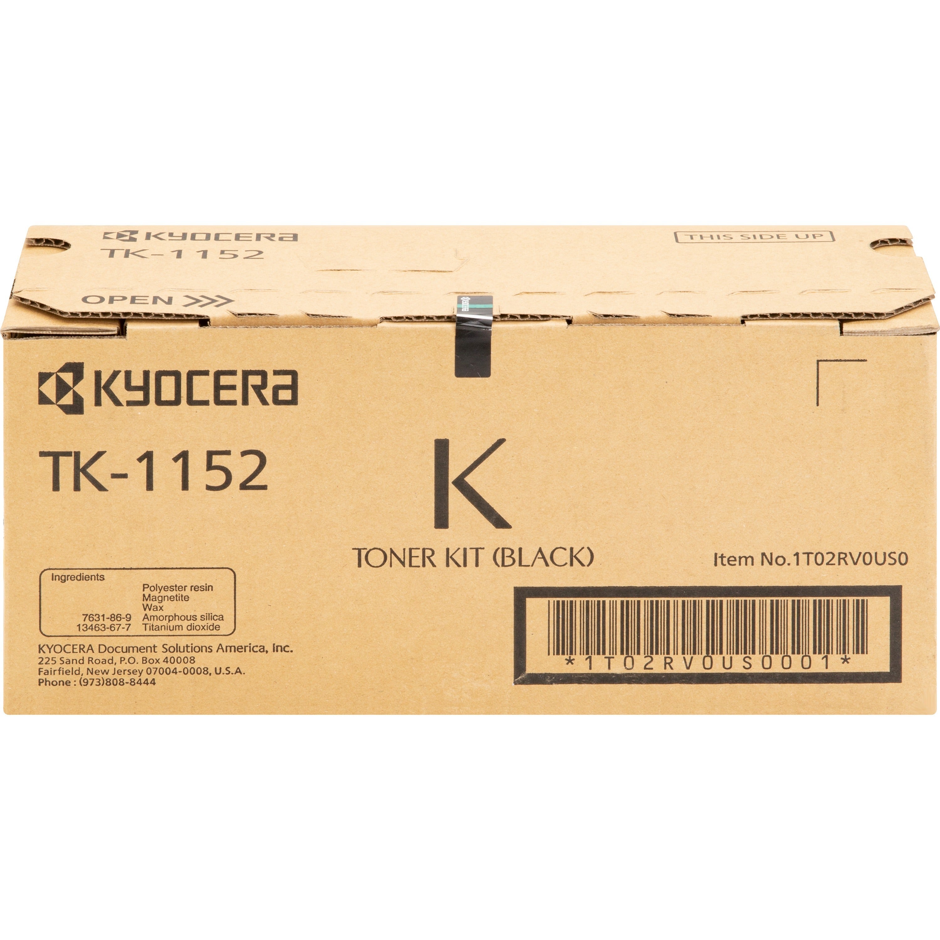 Kyocera TK-1152 Original Laser Toner Cartridge - Black - 1 Each - 3000 Pages