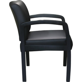 Boss Guest Chair, Black - Black - 1 Each