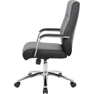 Boss Conf Chair, Black - Black - 1 Each