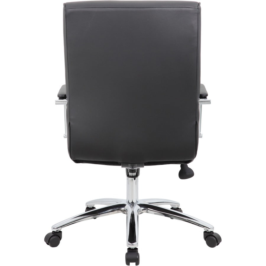 Boss Conf Chair, Black - Black - 1 Each