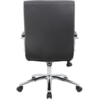 Boss Conf Chair, Black - Black - 1 Each