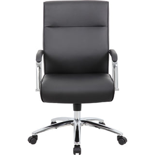 Boss Conf Chair, Black - Black - 1 Each